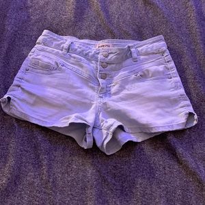 Blue spice shorts, 7/8